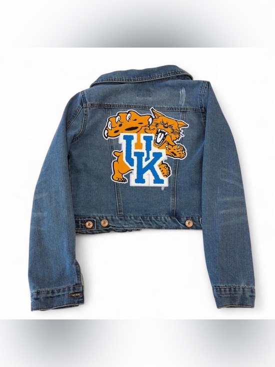 Ci Sono Jackets & Blazers - Blue Denim Jacket with UK Wildcat Patch!